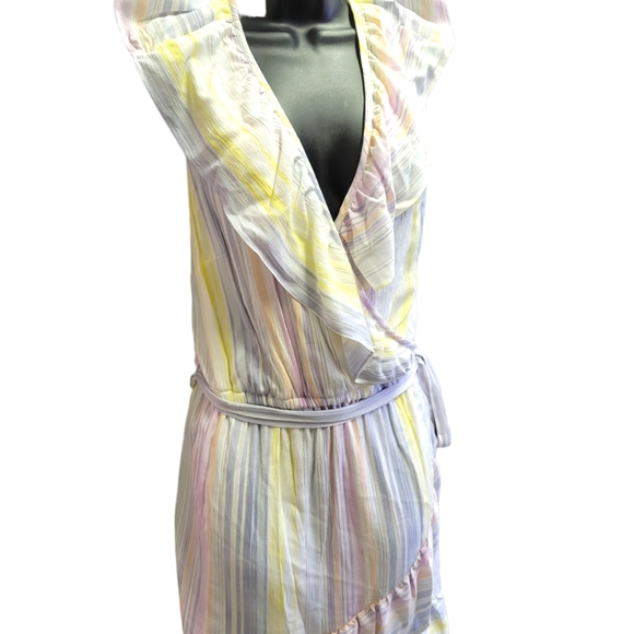 Lauren Conrad Short Faux Wrap Dress 👗 sz XL NWT - Picture 3 of 9